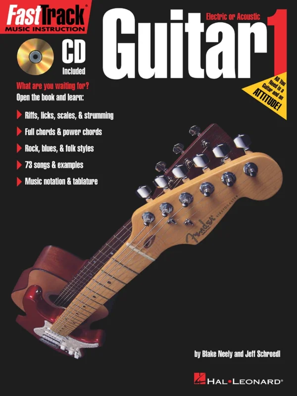 Časově Omezené FASTTRACK - GUITAR 1 + Audio Onlinemusic instruction