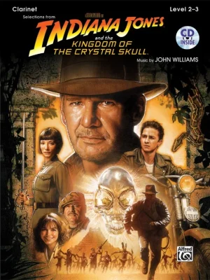 Novinka INDIANA JONES & THE KINGDOM OF THE CRYSTAL SKULL + CD / klarinet
