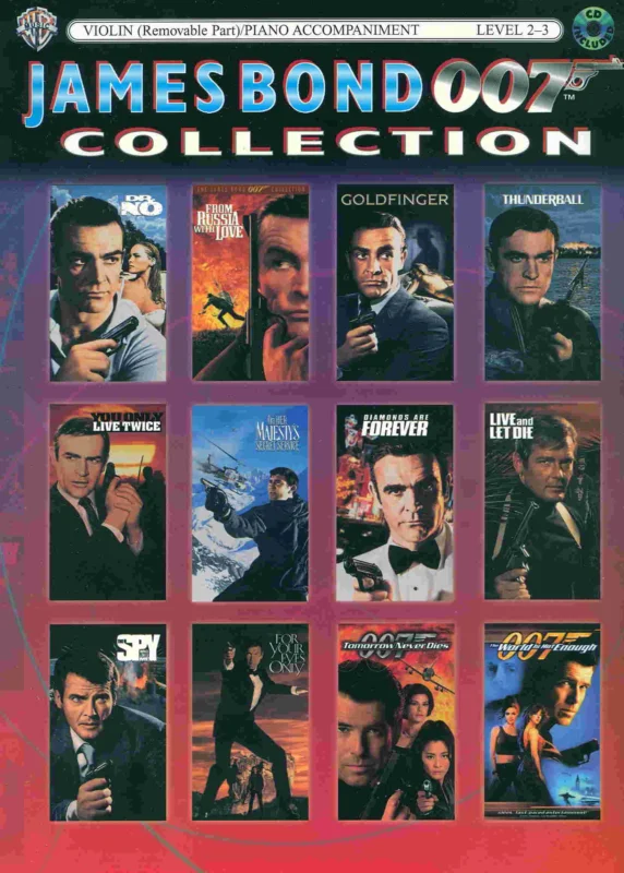 James Bond 007 - Collection + CD / housle a klavír Must-Have