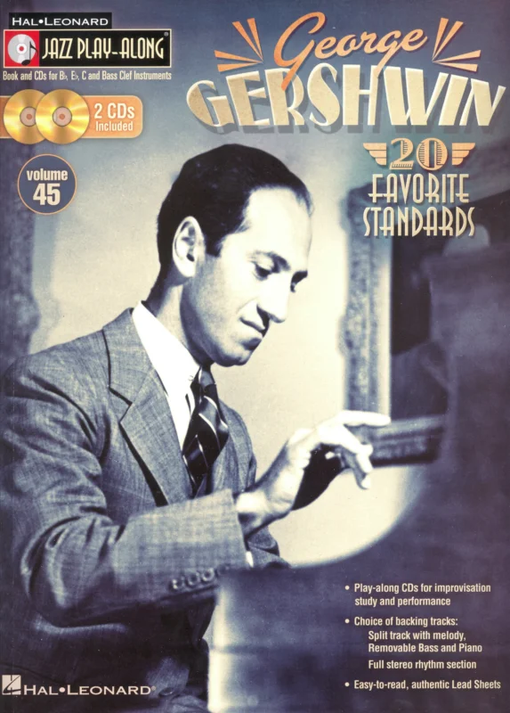 Ověřený Jazz Play Along 45 - GEORGE GERSHWIN + 2x CD