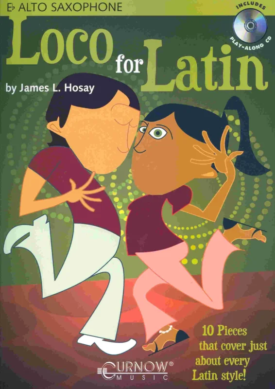 Originální LOCO FOR LATIN + CD / altový saxofon