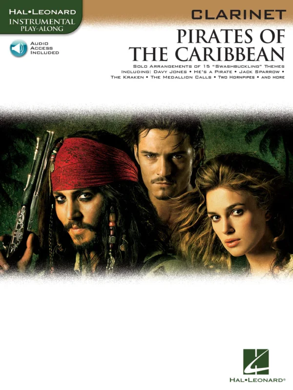 Omezená Nabídka PIRATES OF THE CARIBBEAN + Audio Online / klarinet