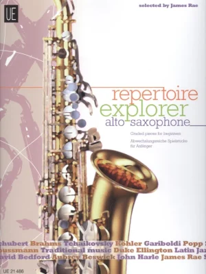 Repertoire Explorer (Grade 1-3) / snadné přednesové skladby pro altový saxofon a klavír Super Cena