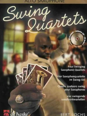 SWING QUARTETS + CDalto sax quartets / kvarteta pro alto saxofon Autentický