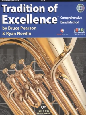 Tradition of Excellence 2 + DVD / Baritone/Euphonium T.C. (houslový klíč) Dokud Zásoby Vydrží