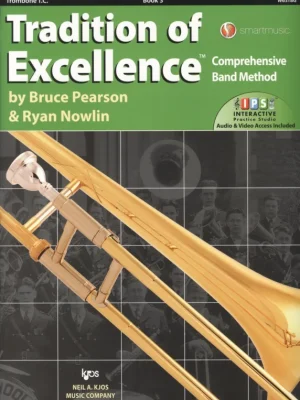 Jen Po Omezenou Doba Tradition of Excellence 3 + Audio Video Online / trombon T.C. (pozoun - houslový klíč)