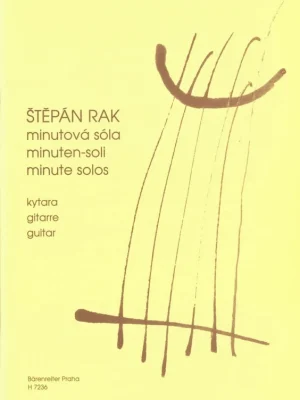 Novinka Štěpán Rak: MINUTOVÁ SÓLA - drobné skladby pro začínající kytaristy