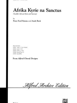 AFRIKA KYRIE NA SANCTUS / SATB* a klavír Sleva