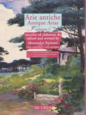 Omezená Nabídka ARIE ANTICHE 5 + 2x CD / zpěv a klavír