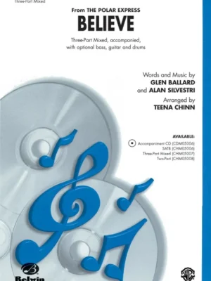 BELIEVE - from The Polar Express / 3-PART MIX* Odeslání Ihned