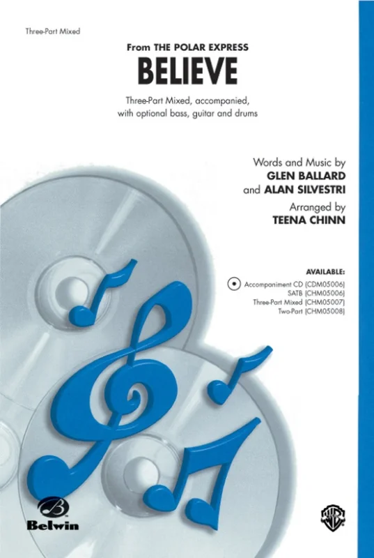 BELIEVE - from The Polar Express / 3-PART MIX* Odeslání Ihned
