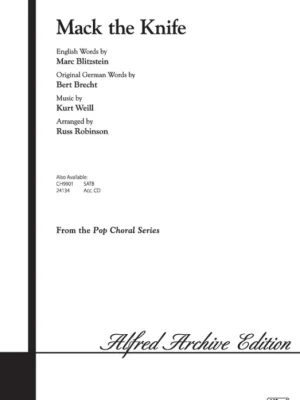 Novinka MACK THE KNIFE / SAB a klavír/akordy