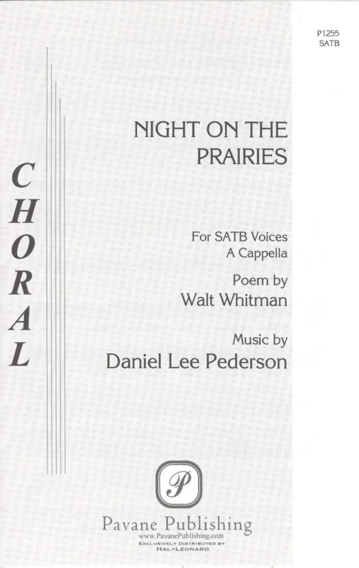 Night on the Prairies / SATB a cappella Speciální Cena