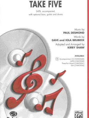 Oblíbený TAKE FIVE / SATB* a klavír/akordy