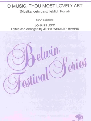 Autentický O MUSIC, THOU MOST LOVELY ART / SSAA a cappella