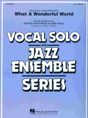 Nová Kolekce WHAT A WONDERFUL WORLD (Key: Eb) - Vocal Solo with Jazz Ensemble / partitura + party