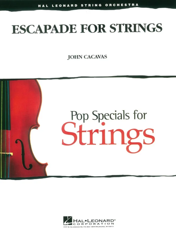 Escapade for Strings - Pop Specials for Strings / partitura a party Top Prodej