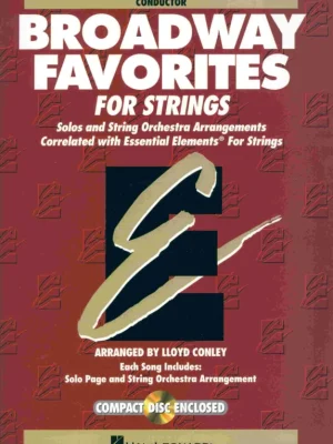 Výprodej BROADWAY FAVORITES FOR STRINGS + CD / partitura