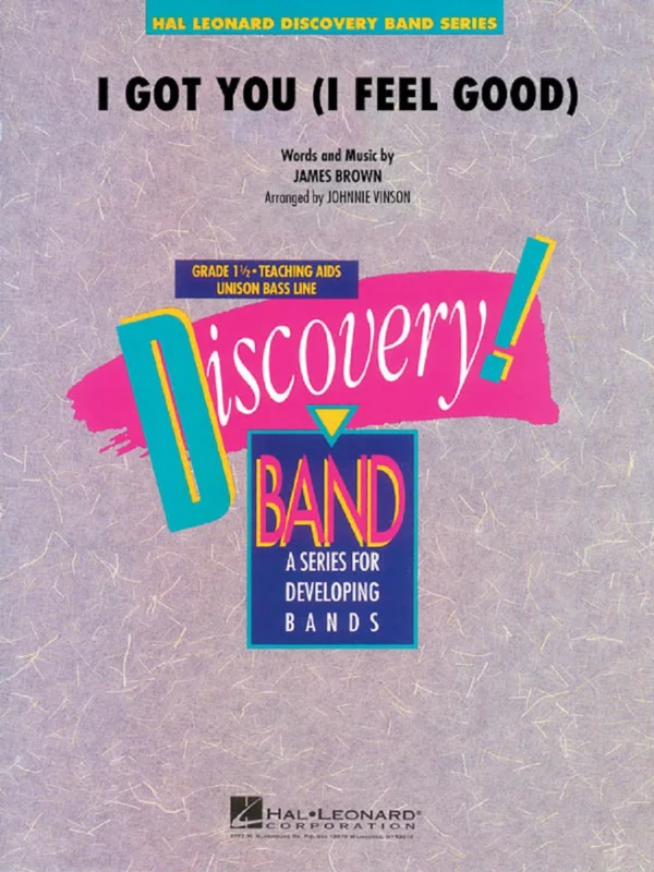 Výhodná Nabídka I Got You (I Feel Good) - Concert Band (grade 1.5) / partitura + party