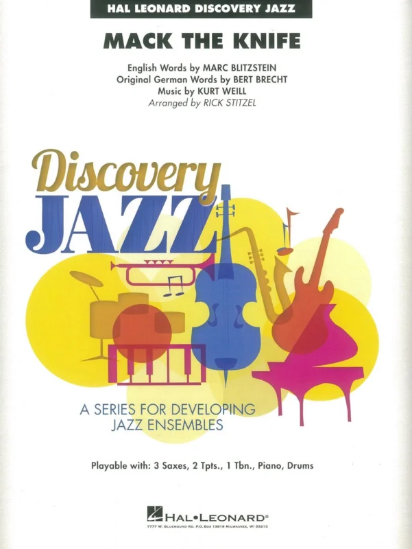 Přímo Od Výrobce Mack the Knife - jazzový orchestr (snadné) / partitura a party