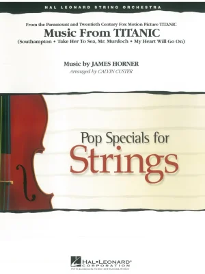 Oblíbený Music from Titanic - Pop Specials for Strings / partitura a party