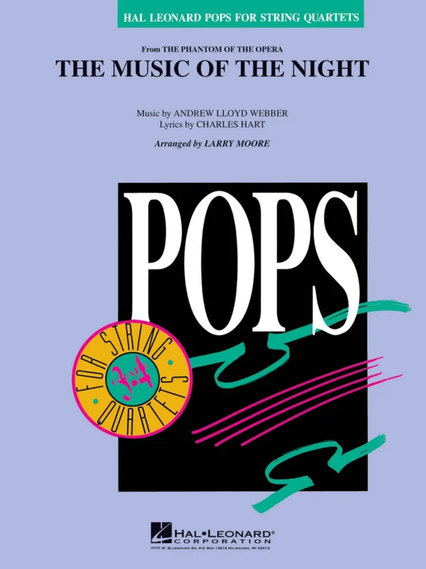 Pouze Dnes Pops for String Quartets - THE MUSIC OF THE NIGHT (The Phantom of the Opera)