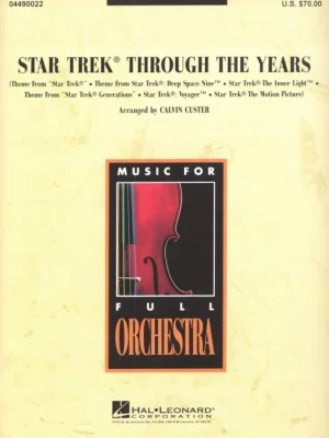 Nejprodávanější STAR TREK Through the Years - full orchestra / partitura + party