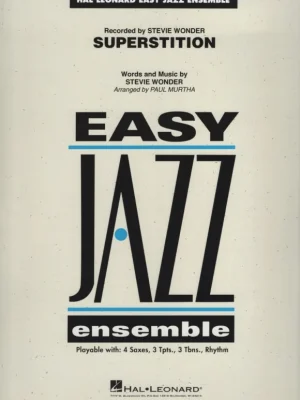 Vysoce Kvalitní SUPERSTITION + Audio Online - easy jazz band / partitura + party