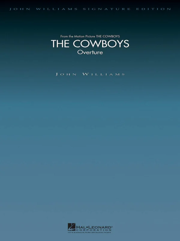 The COWBOYS by John Williams - Overture - full orchestra / partitura + party Horká Nabídka