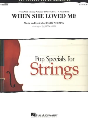 When She Loved Me (Toy Story 2) - Pop Specials for Strings / partitura + party Hit Sezóny