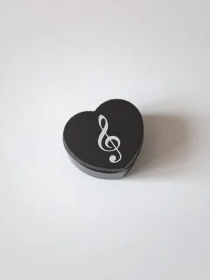 Ořezávátko na tužky - srdce s hudebním motivem Ihned K Objednání