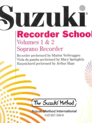 SUZUKI SOPRANO RECORDER SCHOOL 1 & 2 - CD with accompaniment Autentický