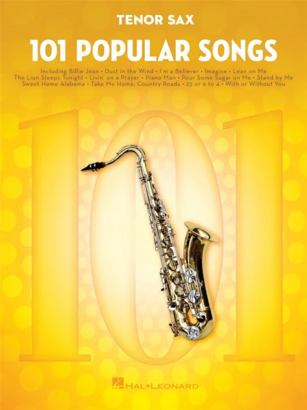 101 Popular Songs: Tenor Sax Doprava Zdarma