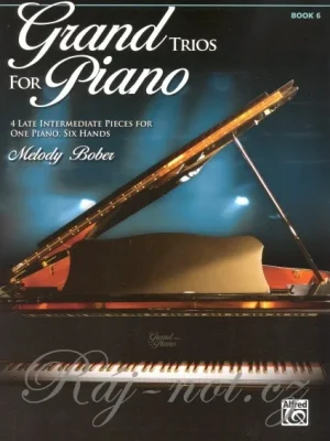 Značkový Grand Trios for Piano 6 - čtyři více náročnější skladby pro 1 klavír a 6 rukou