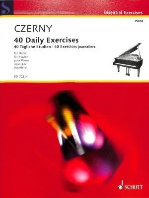 40 denních cvičení op. 337 - Carl Czerny Doprava Zdarma