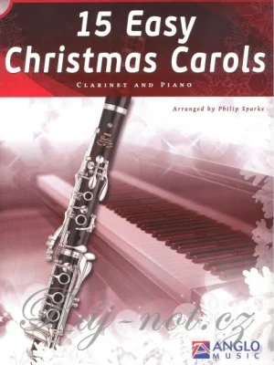 15 Easy Christmas Carols / klarinet + klavír Značkový