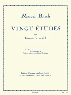 20 Etudes pro trubku - Marcel Bitsch Doprava Zdarma
