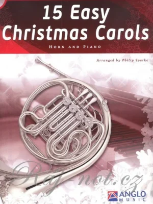 15 Easy Christmas Carols / lesní roh (f horn) + klavír Výprodej