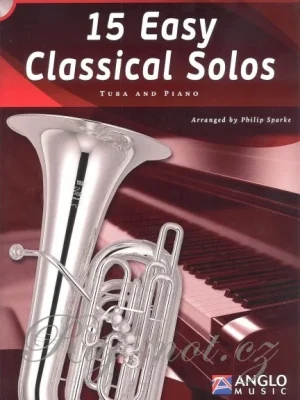 15 Easy Classical Solos pro tubu (BC / TC in Bb / TC in Eb) a klavír Kup Teď