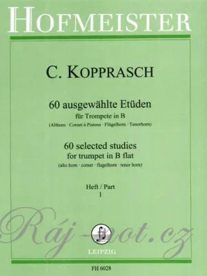 60 ausgewählte Etüden für Trompete in B band 1 - Kopprasch Carl Top Prodej
