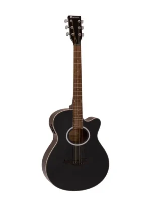 Dimavery AW-400, elektroakustická kytara typu Folk, černá Koupit Online