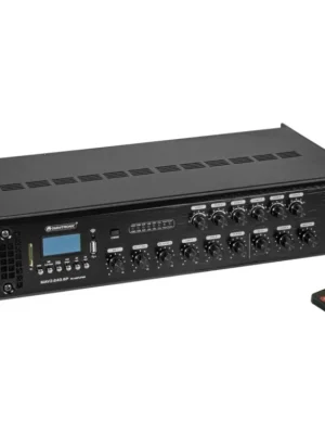 Omnitronic MAVZ-240.6P, 100V 6-zónový mixážní zesilovač, MP3/USB/SD/BT, 240W Objednat Nyní