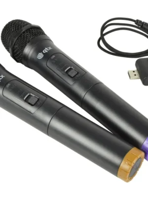 Časově Omezené QTX U-MIC Sada bezdrátových mikrofonů, 863.2 + 864.8 MHz