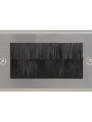 AV:link nástěnná průchodka pro kabely, kovová, 2G Nejlepší Volba