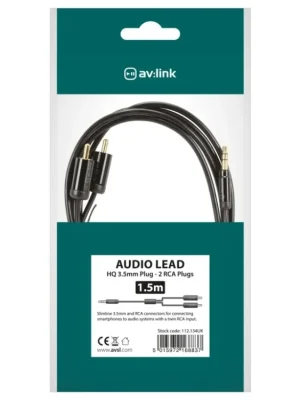 AV:link Precision kabel Jack 3.5mm stereo samec 2x RCA samec, 1.5m Hit Sezóny