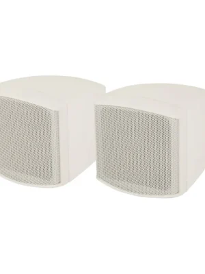 Kompaktní reproduktory na pozadí Adastra C25V-W C25VW 2,5 palce, bílý pár Značkový