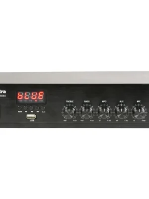 Nejlepší Volba Adastra DM40, digitální 100V mixážní zesilovač, 40W, BT/MP3/FM