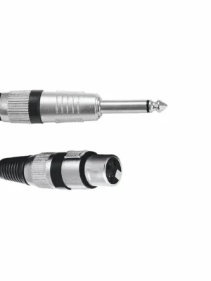 Kabel ACX-09 XLR samice - Jack 6,3 mono, 0,9 m Nejlepší Volba