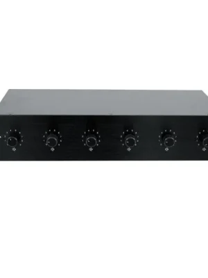 Omnitronic 6-ti zónový PA ovladač hlasitosti 45W stereo, černý Značkový