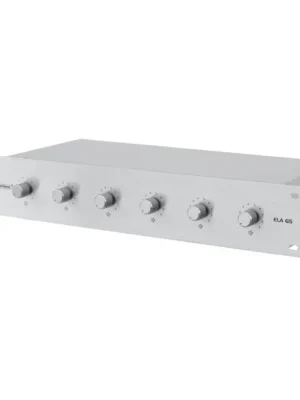 Sezónní Sleva Omnitronic 6-ti zónový PA ovladač hlasitosti 10W stereo, stříbrný